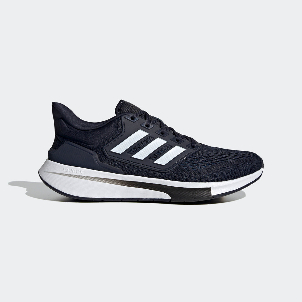 Adidas EQ21 Run [H00517] 男 慢跑鞋 運動 休閒 避震 透氣 路跑 再生材質 愛迪達 深藍