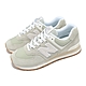 New Balance 休閒鞋 574 女鞋 綠 白 麂皮 拼接 緩震 經典 NB 運動鞋 WL574QD2-B product thumbnail 1