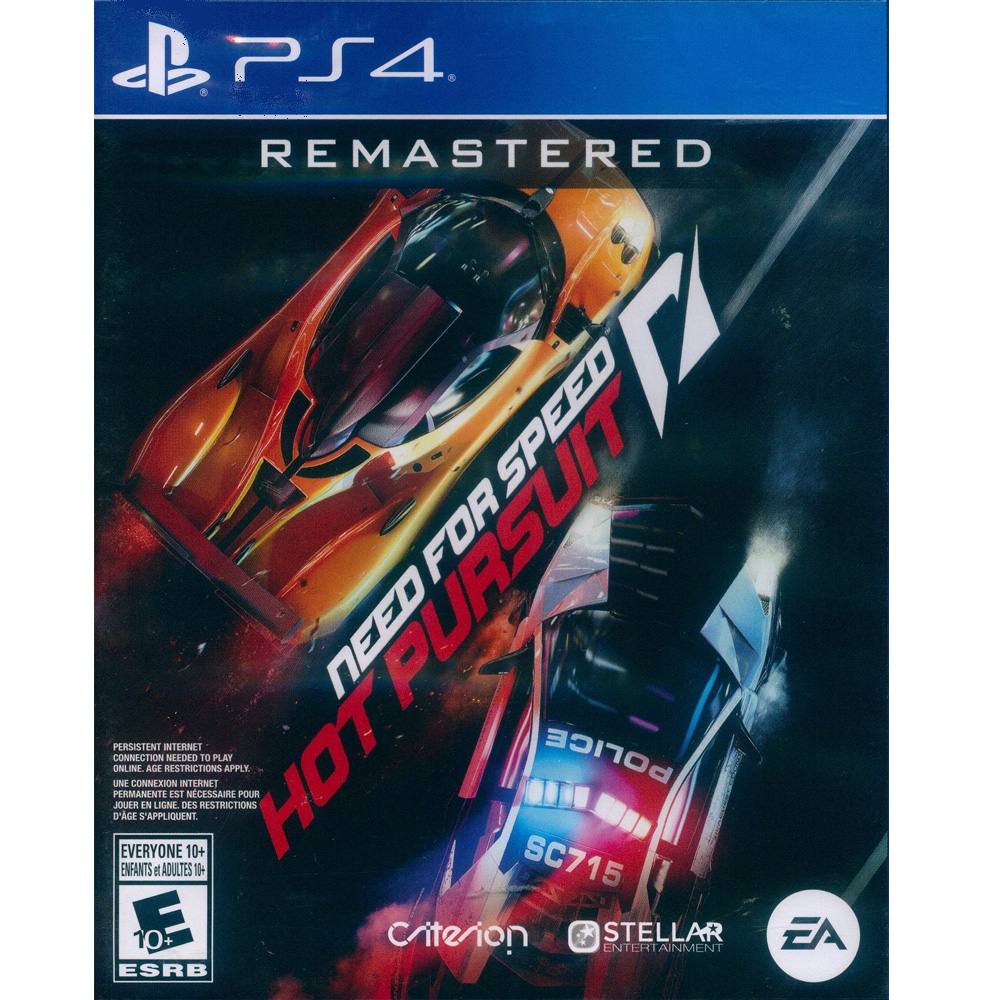極速快感 超熱力追緝 重製版 Need for Speed: Hot Pursuit Remastered - PS4 中英文美版