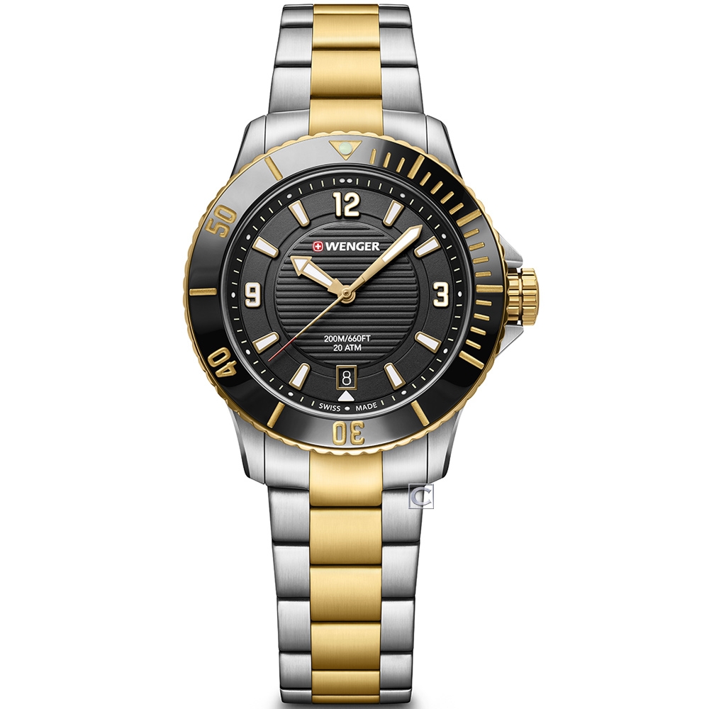 WENGER Seaforce 200米潛水錶(01.0621.113)35mm雙色款