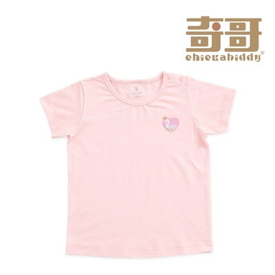 奇哥 Chic a Bon 天鵝公主圓領衫/T恤-天絲細格提花布 (6-10歲)