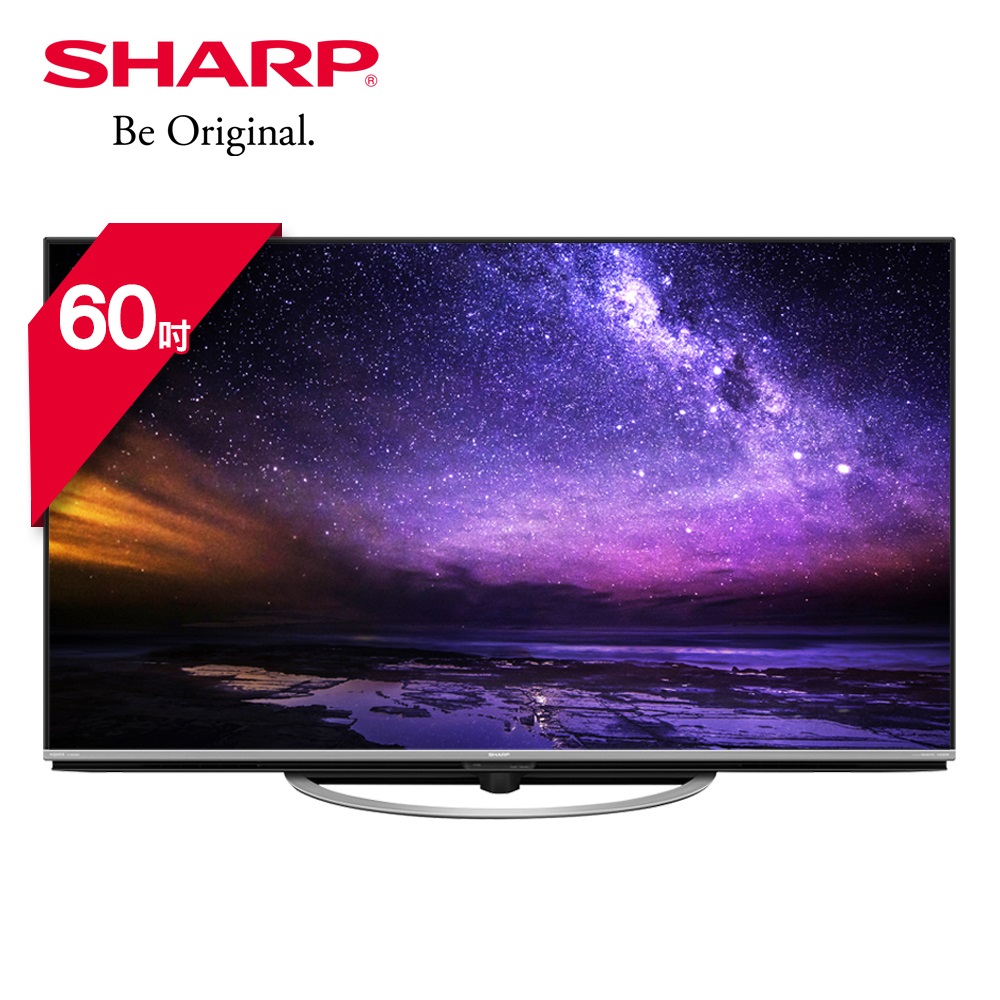 エクルベージュ SHARP 液晶テレビ 4T-C60AN1 60V型 AQUOS 家電 G697