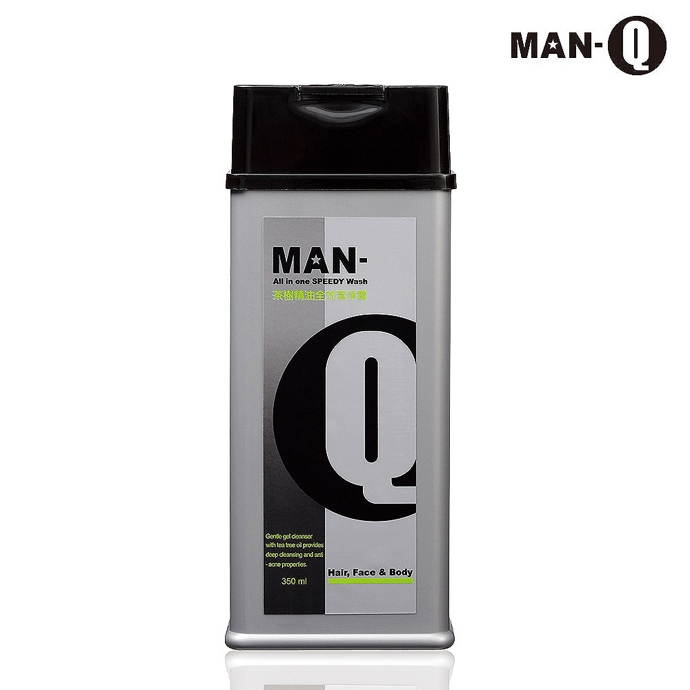 MAN-Q S1茶樹精油全效潔淨露(350ml)