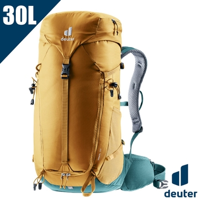 Deuter TRAIL 30L 輕量拔熱透氣健行登山背包(Airstripes 3D立體背負系統)_杏仁咖