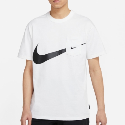 NIKE 短袖上衣 運動 慢跑 上衣 男款 白 DJ4134-100 SPORTSWEAR SWOOSH