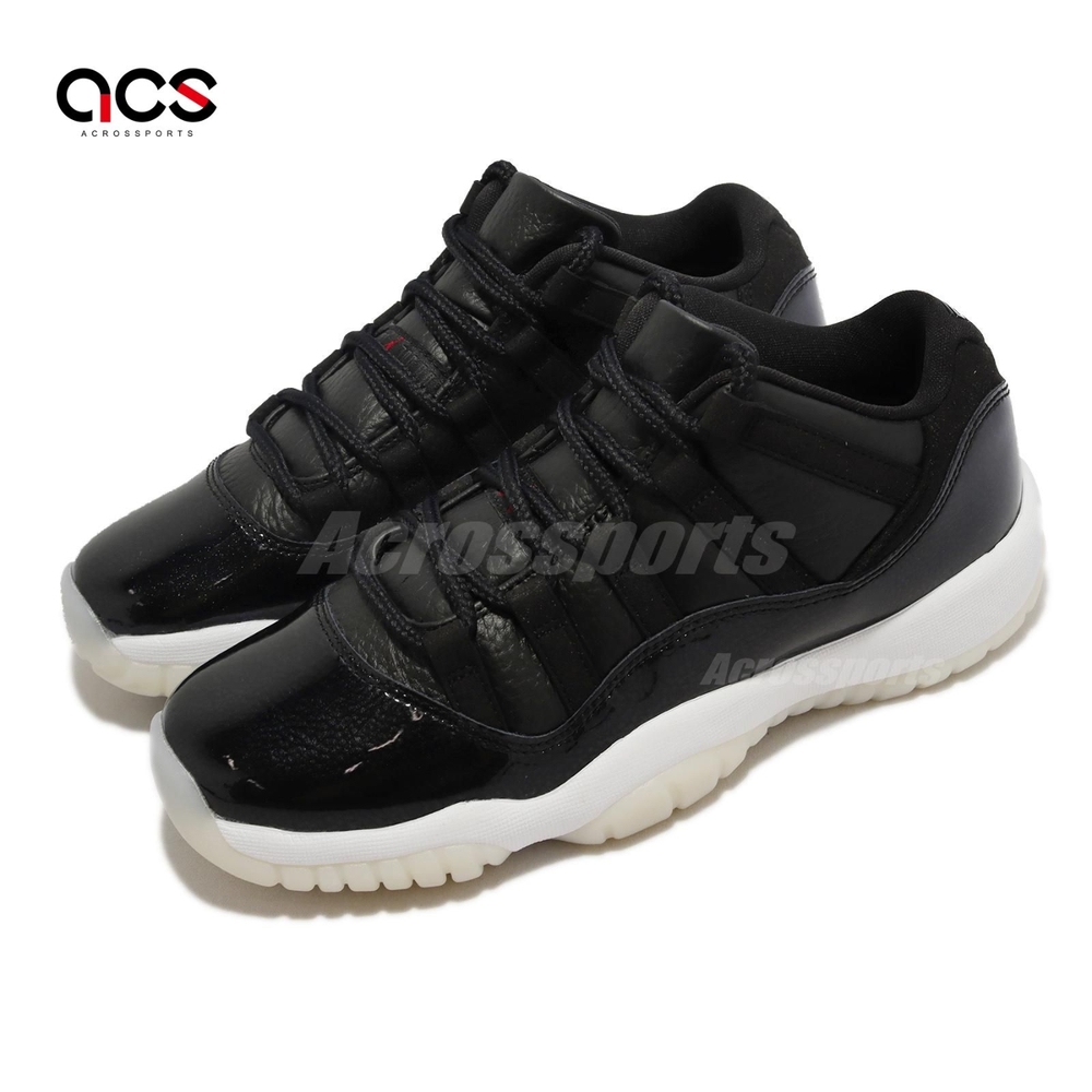Nike 休閒鞋 Air Jordan 11 Retro Low GS 大童 女鞋 黑 白 11代 72-10 528896-001