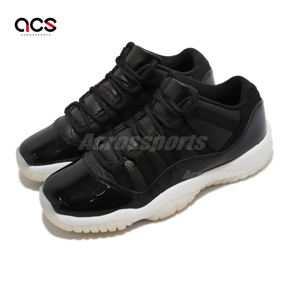 Nike 休閒鞋Air Jordan 11 Retro Low GS 大童女鞋黑白11代72-10 528896