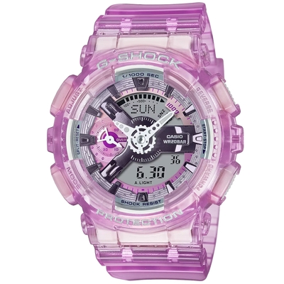 CASIO 卡西歐 G-SHOCK 虛擬科幻 雙顯腕錶 禮物推薦 送禮首選 45.9mm / GMA-S110VW-4A