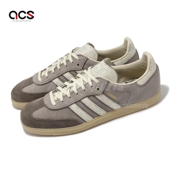 adidas 休閒鞋 Samba OG Offspring 男鞋 女鞋 灰 棕 麂皮 皮革 德訓鞋 情侶鞋 愛迪達 IG1954