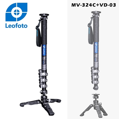 Leofoto 徠圖 MV-324C+VD-03魔杖系列碳纖維單腳架(彩宣總代理)