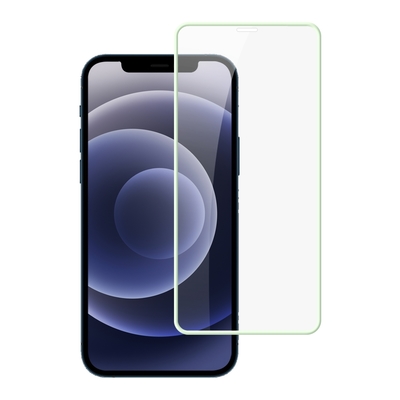 iPhone12 mini 保護貼手機夜光軟邊氣墊鋼化膜 12mini保護貼