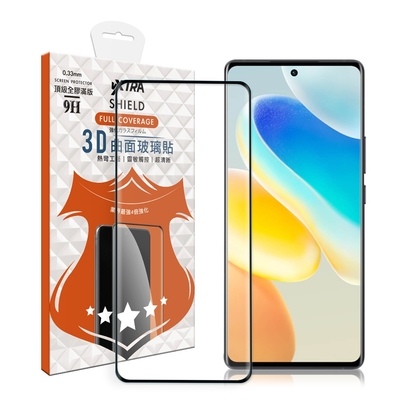 VXTRA 全膠貼合 vivo X80 5G 3D滿版疏水疏油9H鋼化頂級玻璃膜(黑)