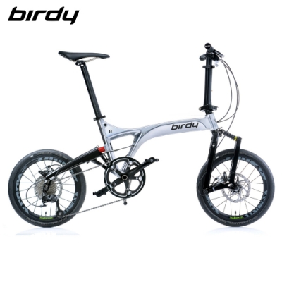 Birdy New Birdy(Ⅲ)R 11速18吋公路車幾何前後避震折疊車-精拋光黑