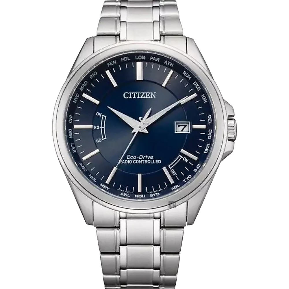 CITIZEN 星辰 限量光動能電波萬年曆手錶 CB0250-84L