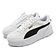 Puma 休閒鞋 Karmen Rebelle 女鞋 白 黑 金標 厚底 增高 基本款 小白鞋 38721202 product thumbnail 1