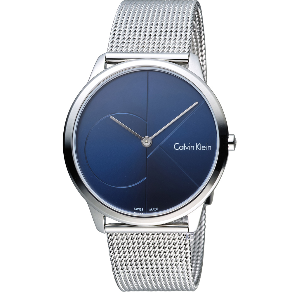 Calvin Klein minimal  大 ck 簡約時尚腕錶(K3M2112N)