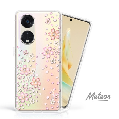 Meteor OPPO Reno8 T 5G 奧地利水鑽殼 - 櫻花