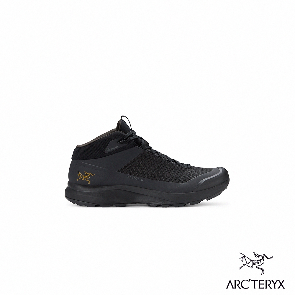 Arcteryx 始祖鳥 男 Aerios FL2 中筒 GT 登山鞋 黑/黑