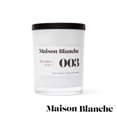 澳洲 Maison Blanche 黃瓜＆薄荷 Cucumber & Mint 200g 香氛蠟燭