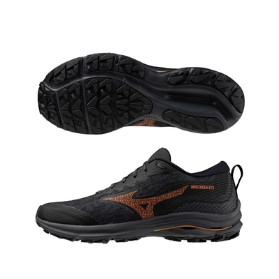 MIZUNO 美津濃 慢跑鞋 男鞋 運動鞋 緩震 一般型 超寬楦 RIDER 黑 J1GC228051
