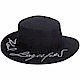 KARL LAGERFELD K/Signature 簽名刺繡寬檐羊毛帽(黑色) product thumbnail 1