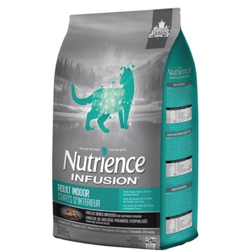 加拿大Nutrience紐崔斯INFUSION天然糧系列-室內貓 2.27kg(5lbs) (NT-I2517) 兩包組