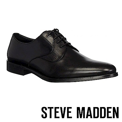 STEVE MADDEN-PLACKS特殊壓紋設計紳士鞋-黑色