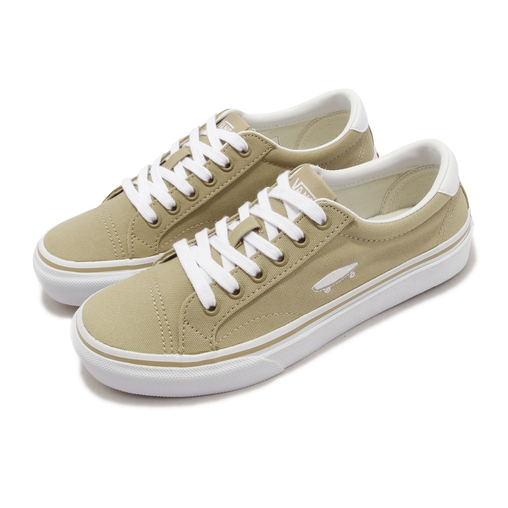 Vans 休閒鞋V311 Court Icon 男款女鞋卡其白基本款日本帆布低筒橡膠大