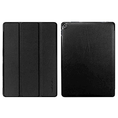 Metal-Slim ASUS ZenPad 10 Z301ML高仿小牛皮三折立架皮套