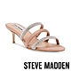 STEVE MADDEN-KAIRO 鑽面細帶低跟涼鞋-杏粉色 product thumbnail 1