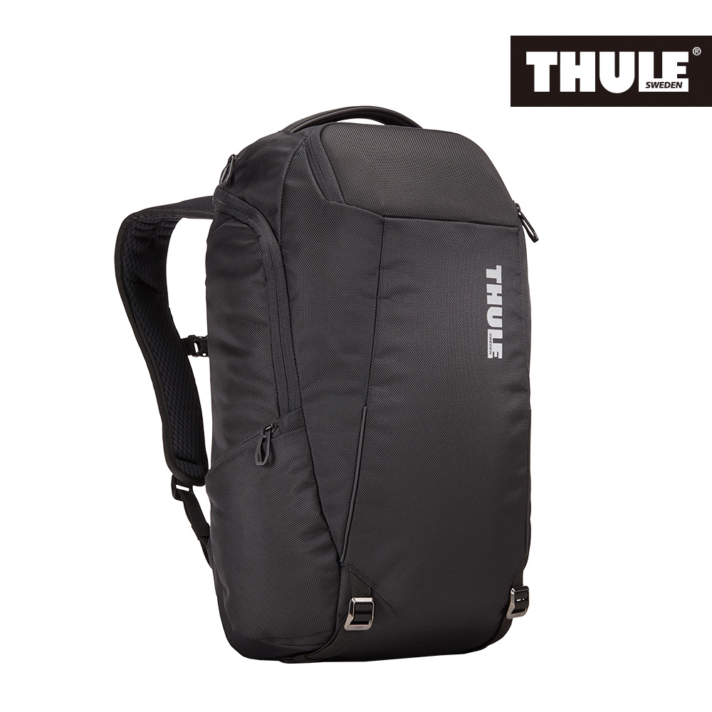 THULE-Accent 28L商旅兩用筆電後背包TACBP-216-黑