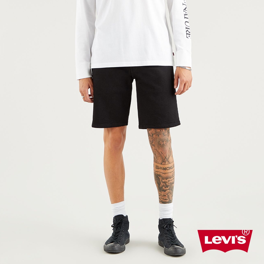 Levi's 男款 405低腰膝上彈性牛仔短褲