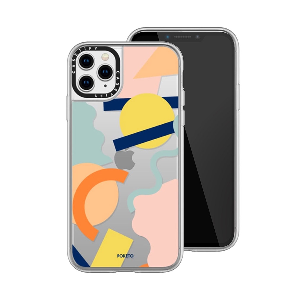 Casetify iPhone 11 Pro Max 輕量耐衝擊保護殼-幾何世界