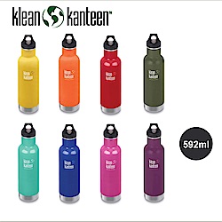 美國Klean Kanteen 窄口不鏽鋼保溫瓶-592ml