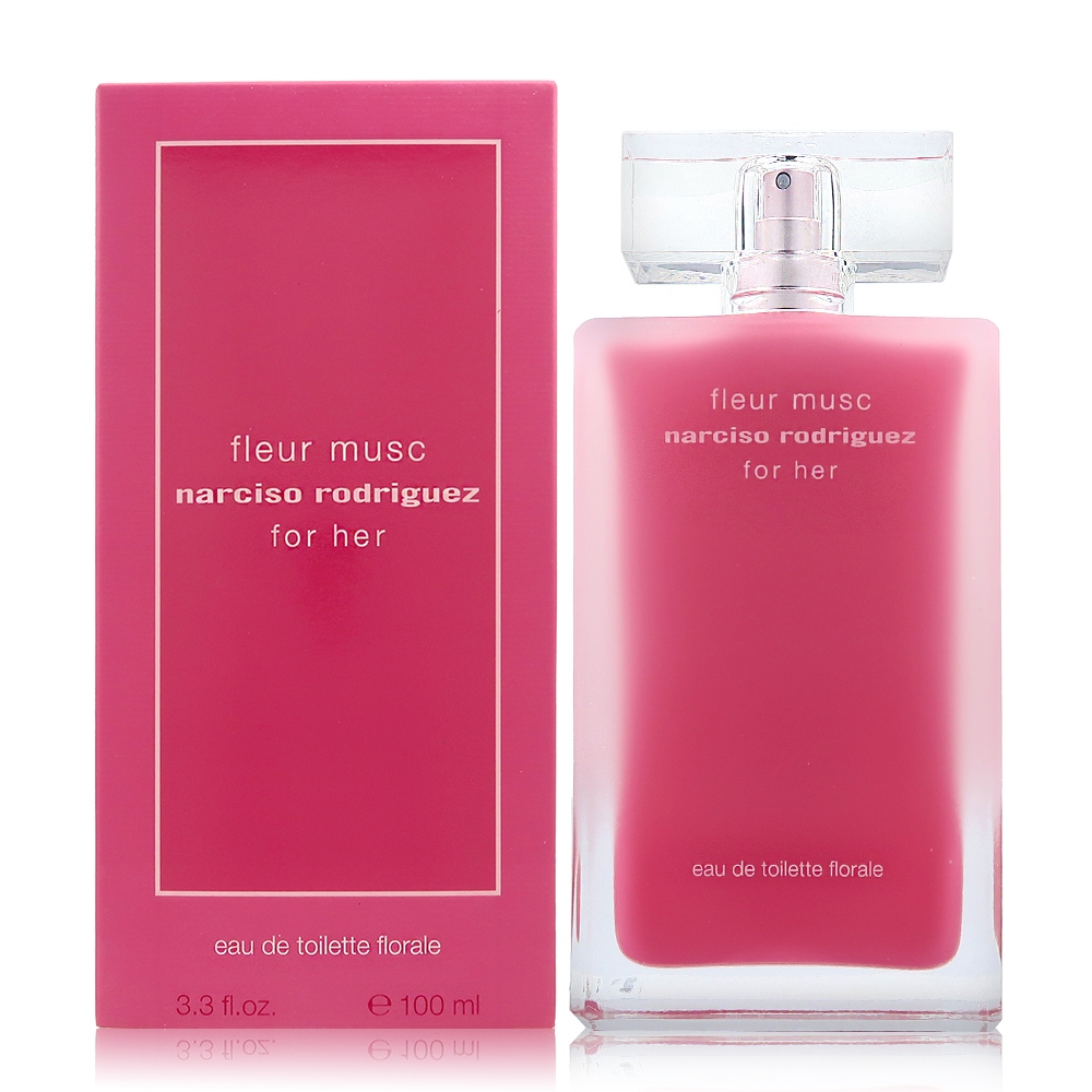 NARCISO RODRIGUEZ FLEUR MUSC 桃色花舞女性淡香水100ML (平行輸入