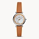 FOSSIL 三針棕色皮革手錶 ES4835 product thumbnail 1