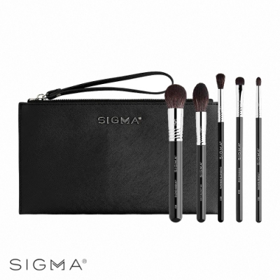 Sigma 超進化極選刷具5件組(附精緻皮革化妝包) Signature Brush Set