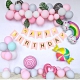 Baby童衣 生日派對馬卡龍色系造型布置週歲慶生派對 場地布置氣球 生日派對布置會場 88637 product thumbnail 1