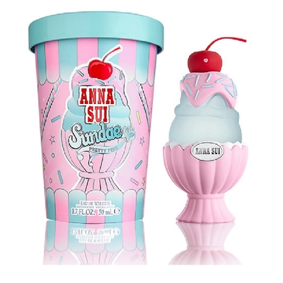 Anna Sui Sundae Pretty Pink 果漾聖代淡香水- 粉紅柚惑 50ml (原廠公司貨)