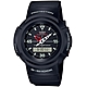 CASIO 經典造型復刻消光質感雙顯錶-黑X白刻度(AW-500E-1E)/47.7mm product thumbnail 1