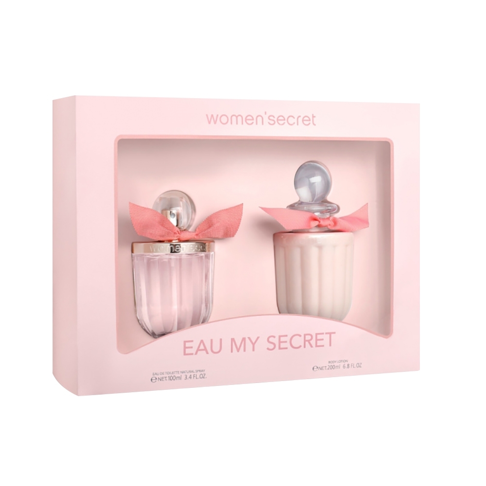 【盒損商品】women'secret 祕密花園女性淡香水禮盒 (Secret)【淡香水100ml+身體乳200ml】