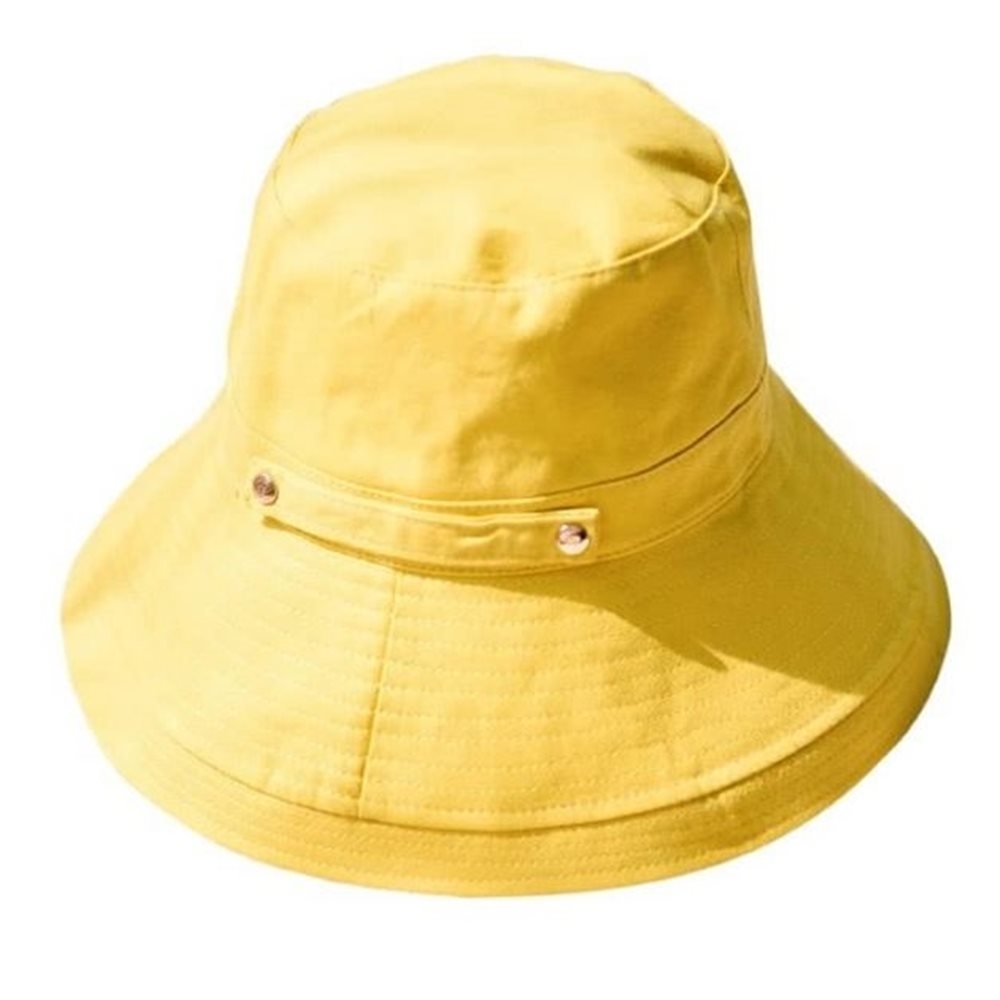 米蘭精品 防曬遮陽漁夫帽-棉麻純色大帽簷女帽子母親節禮物6色73vf1
