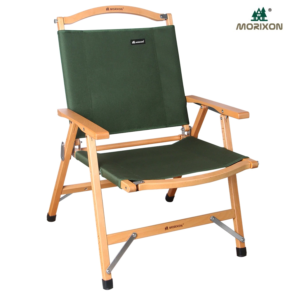MORIXON MK-1A 魔法經典椅 戶外露營折疊椅 / 原木色-橄欖綠