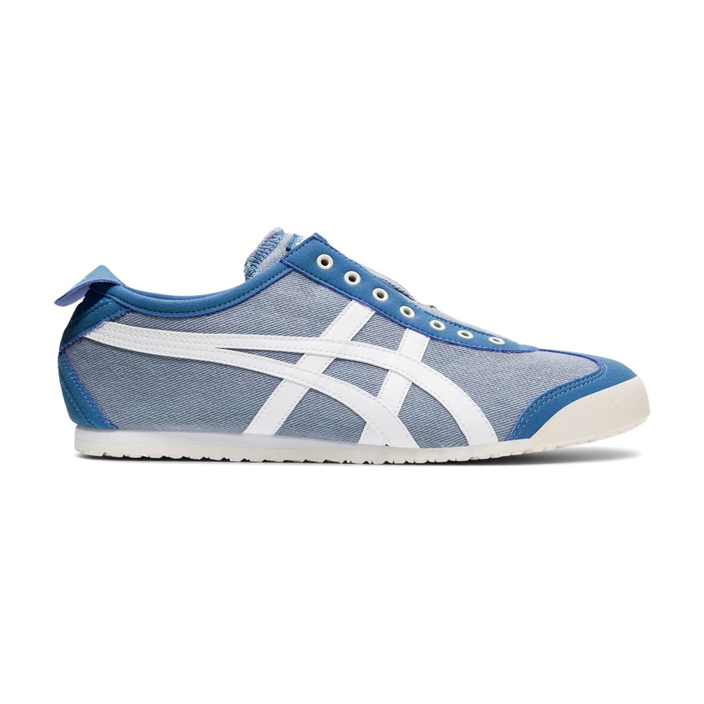 onitsuka slip on blue