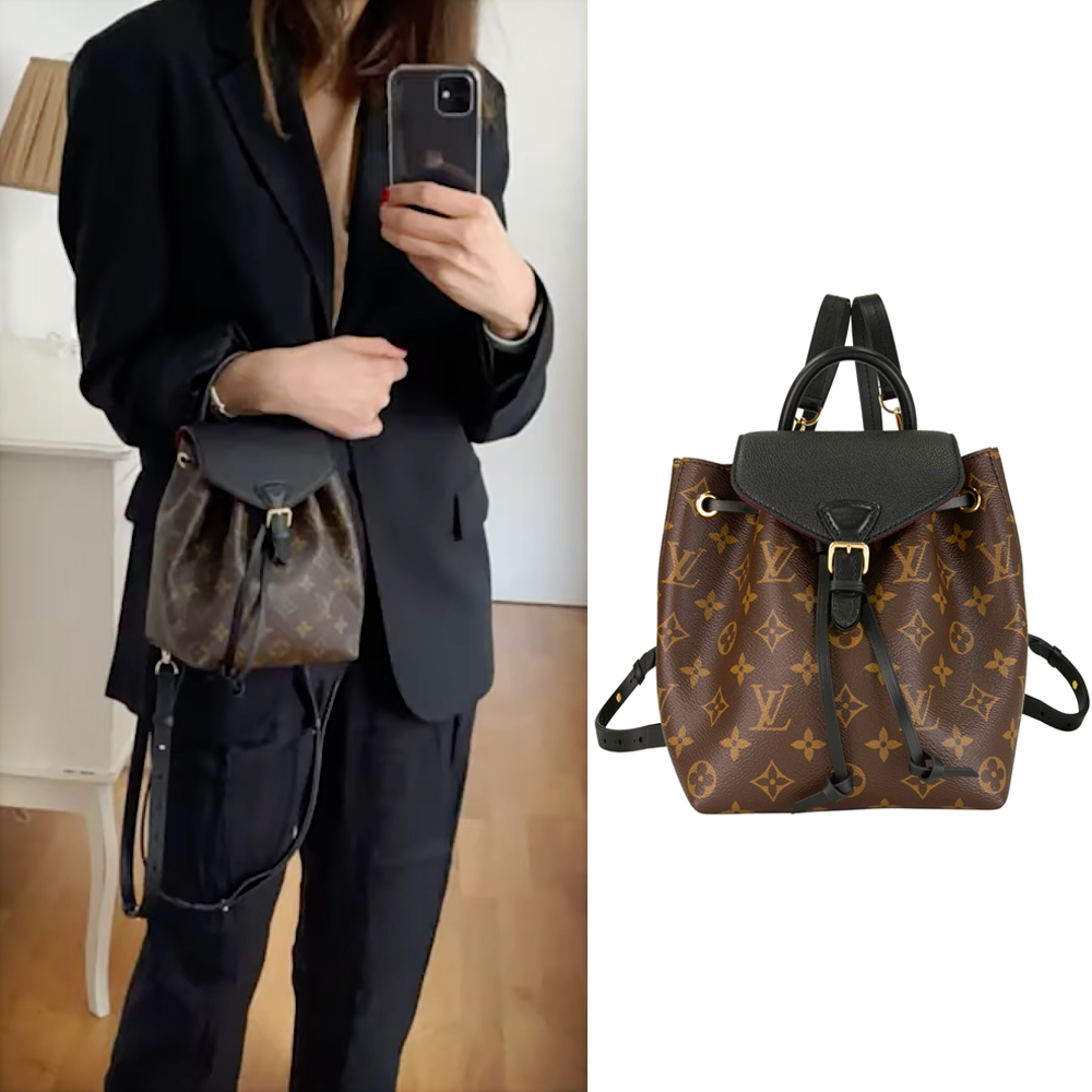 Shop Louis Vuitton Montsouris bb (M45516) by lifeisfun