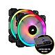 CORSAIR 海盜船 LL140 RGB 雙光環 14CM PWM風扇《二入組/含控制器》 product thumbnail 1