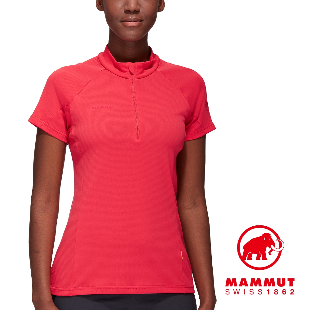 Mammut 長毛象】Aegility Half Zip T-Shirt 立領半拉鍊短袖排汗衣日落