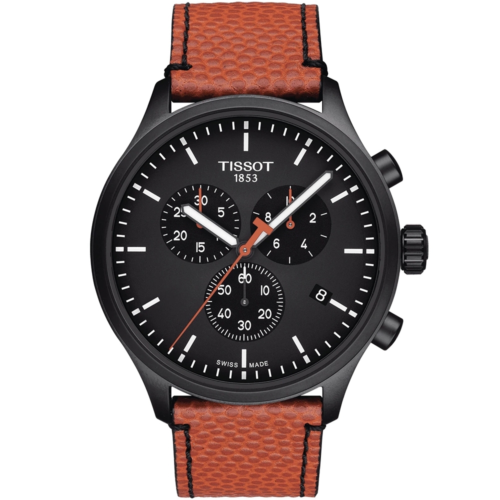 TISSOT天梭 CHRONO XL NBA 街頭籃球特別版手錶(T1166173605112)-45mm