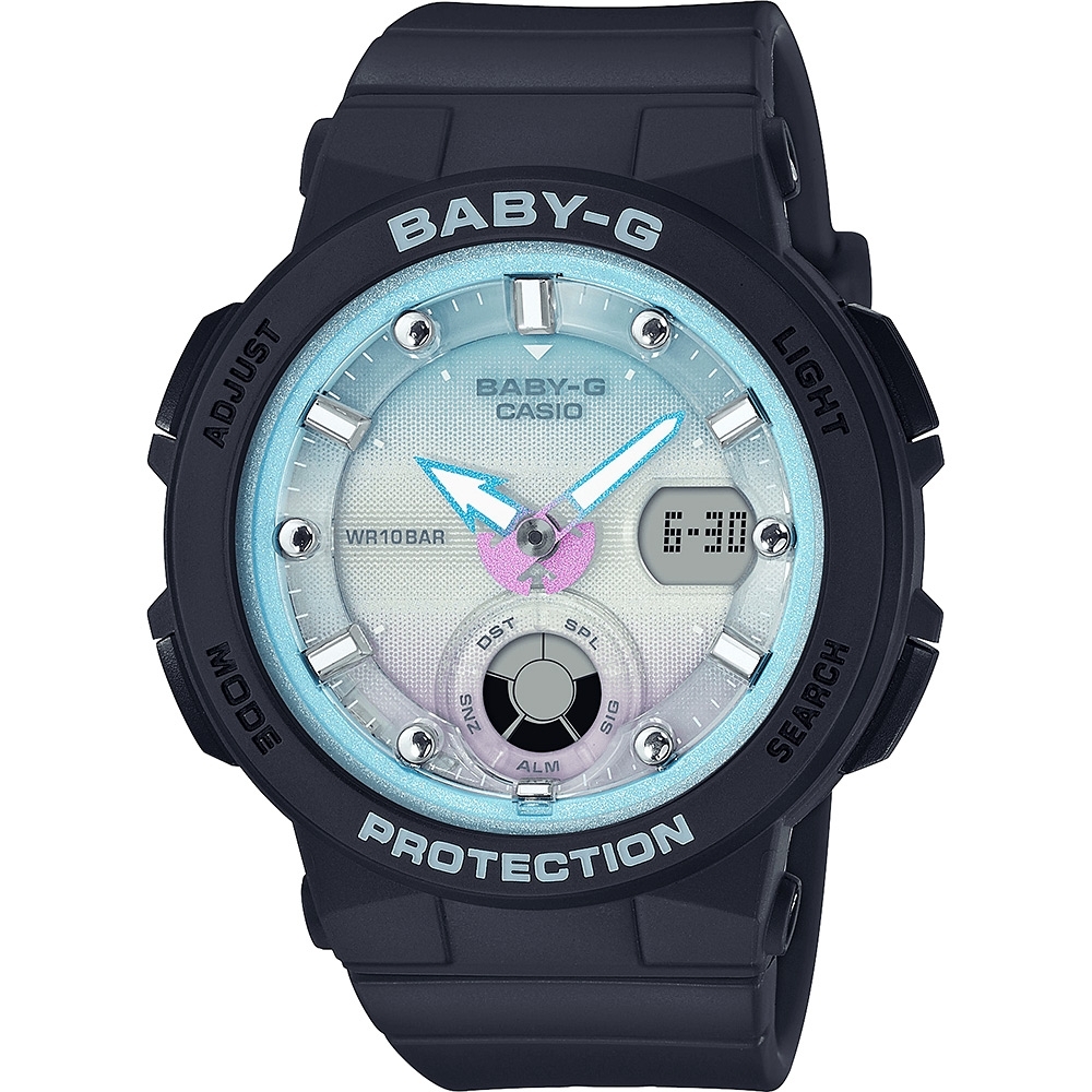 CASIO 卡西歐 BABY-G 仲夏海洋風時尚手錶(BGA-250-1A2)