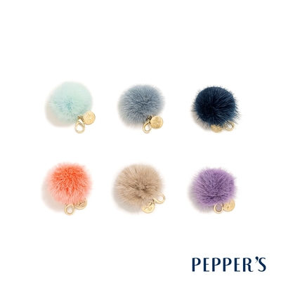 PEPPER S REESE 金幣啵啵球掛飾 - 亞麻灰/蜜桃粉/羅蘭紫/岩靛藍/普魯士藍/蘇打綠